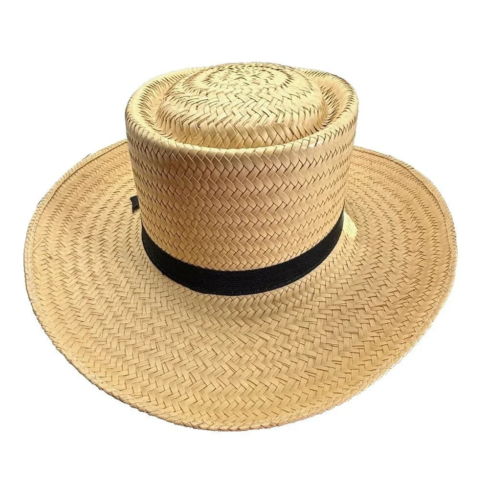 Vintage 1992 Western Gambler Hat Size 7 1/8 Never Worn Wide Brim Cowboy Hat